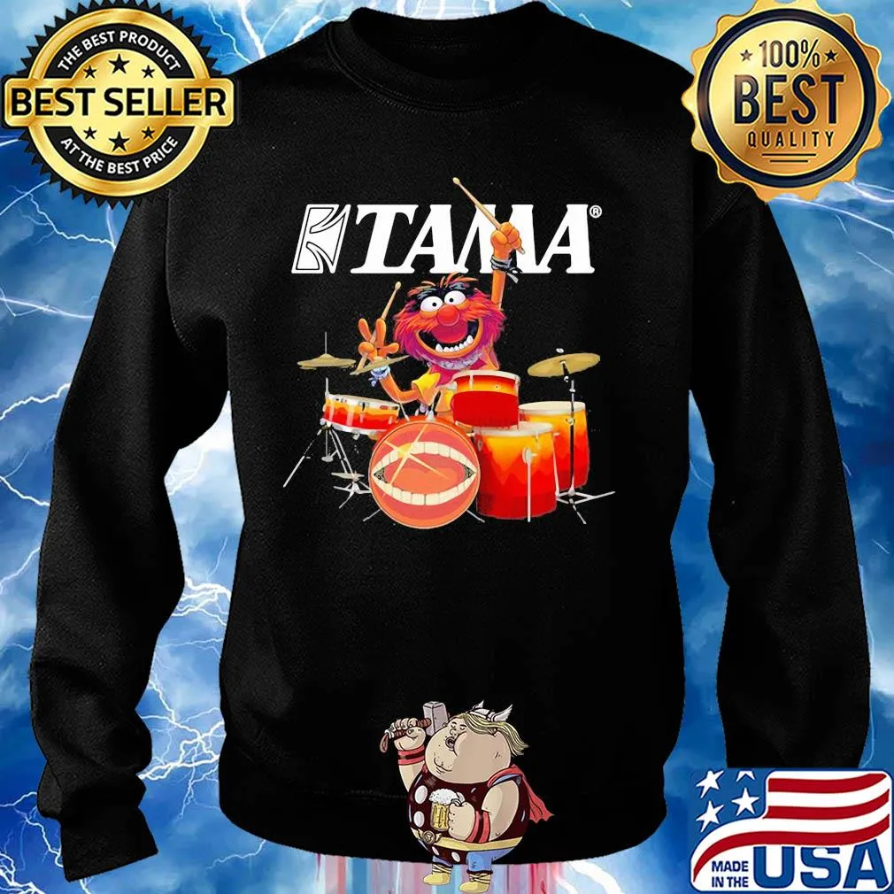 The muppet show animal playing tama drumss Sweater