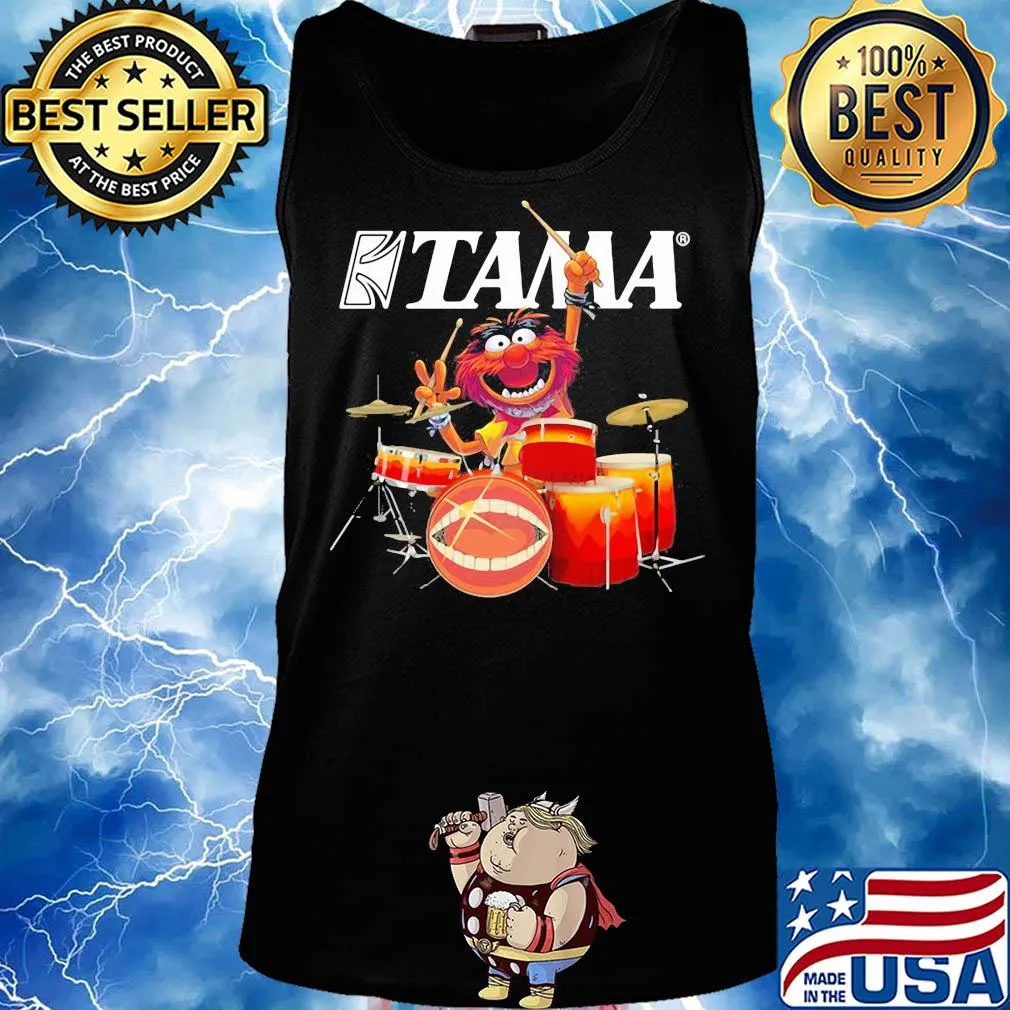 The muppet show animal playing tama drumss Tank top