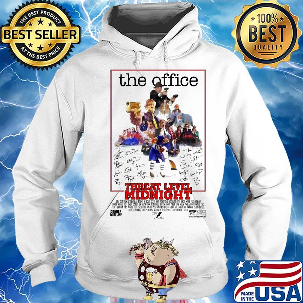 The office threat level midnight episode signatures porter's s Hoodie