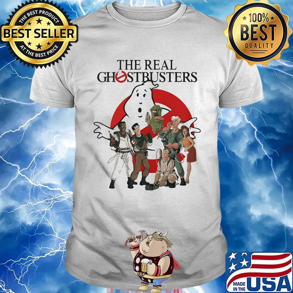 The real ghostbusters animated tv series logo shirt