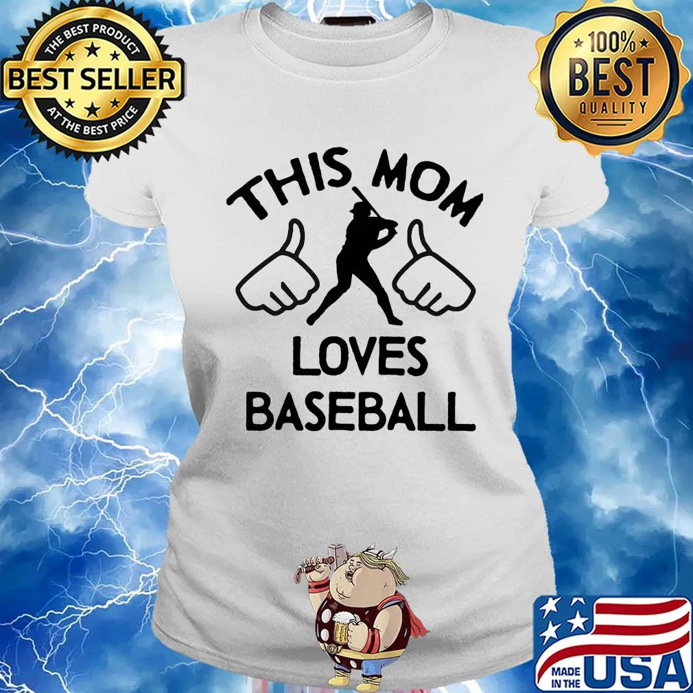 This mom loves baseball s Ladies tee