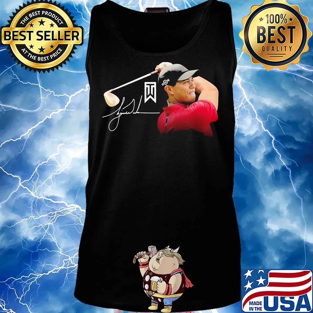 Tiger Woods master golf signature s Tank top