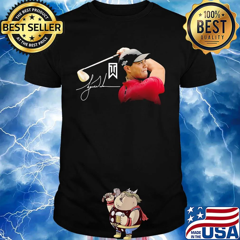 Tiger Woods master golf signature shirt