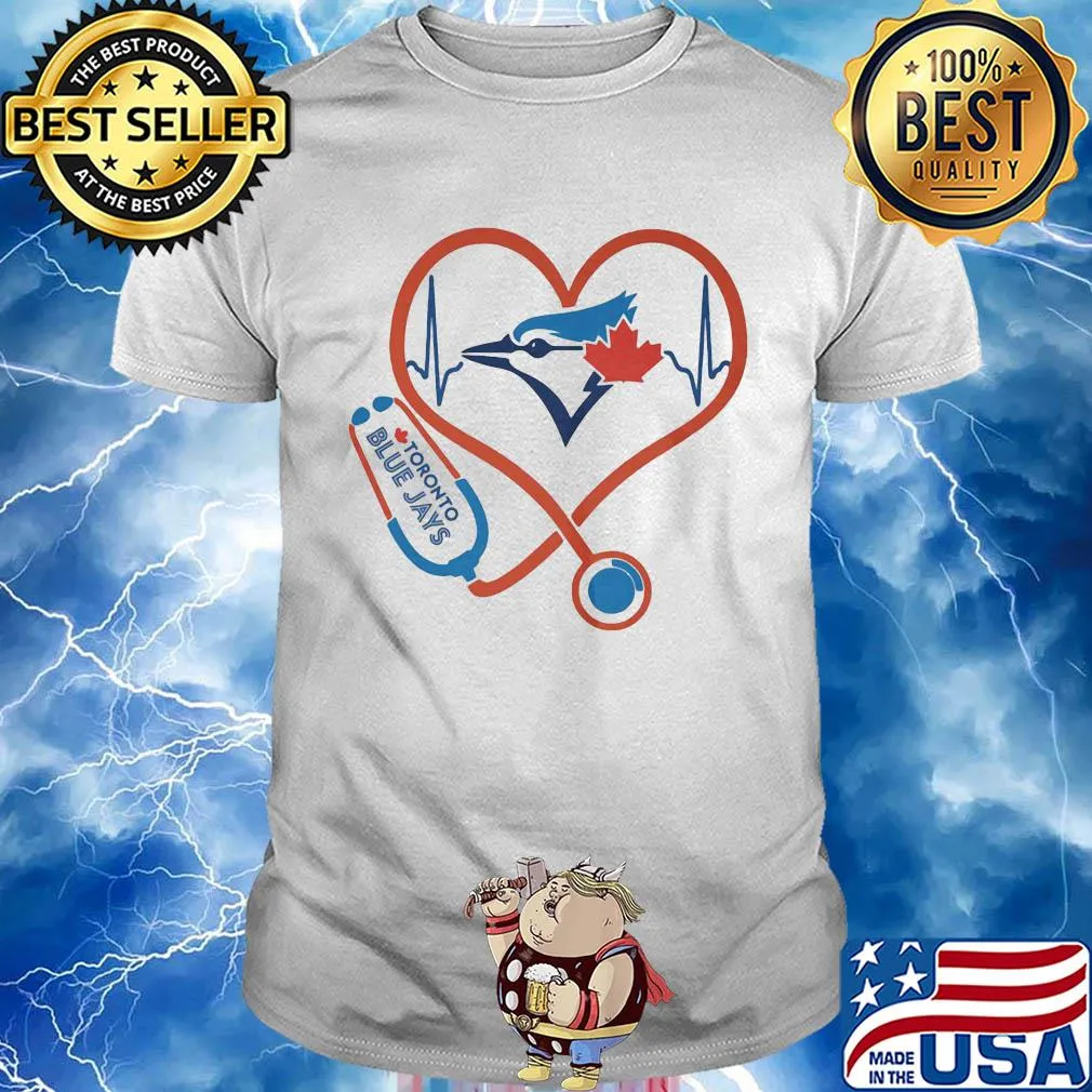 Toronto blue jays baseball stethoscope heart shirt