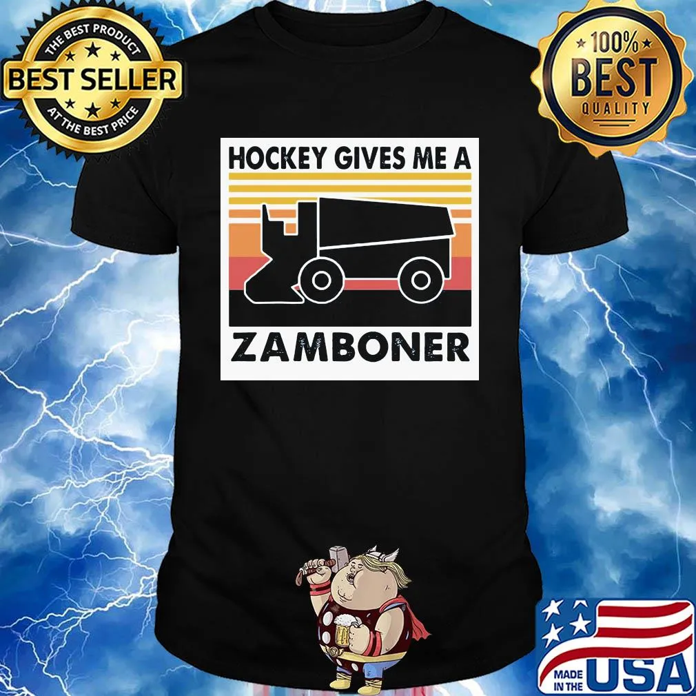 Truck hockey gives me a zamboner vintage shirt