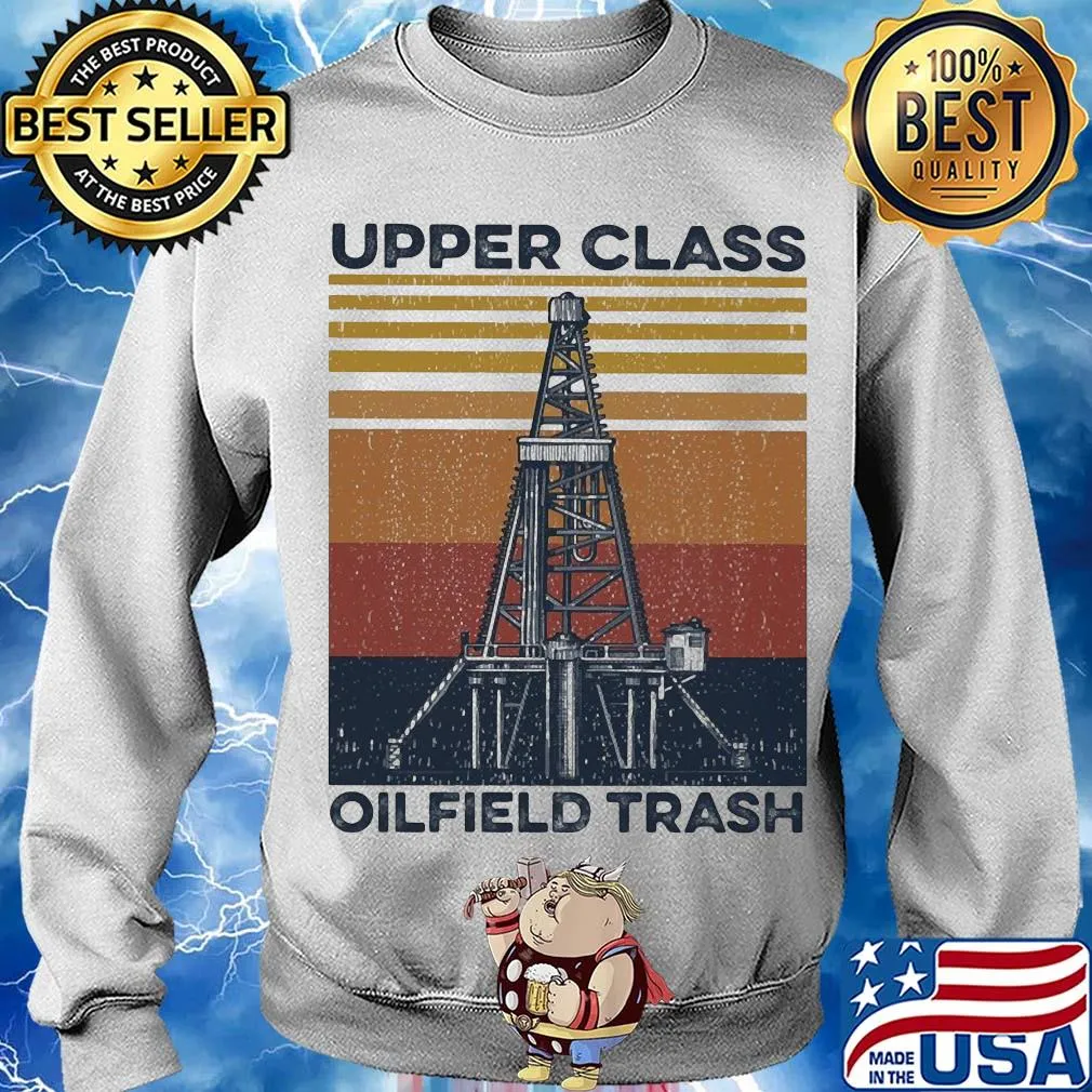 Upper class oilfield trash vintage s Sweater