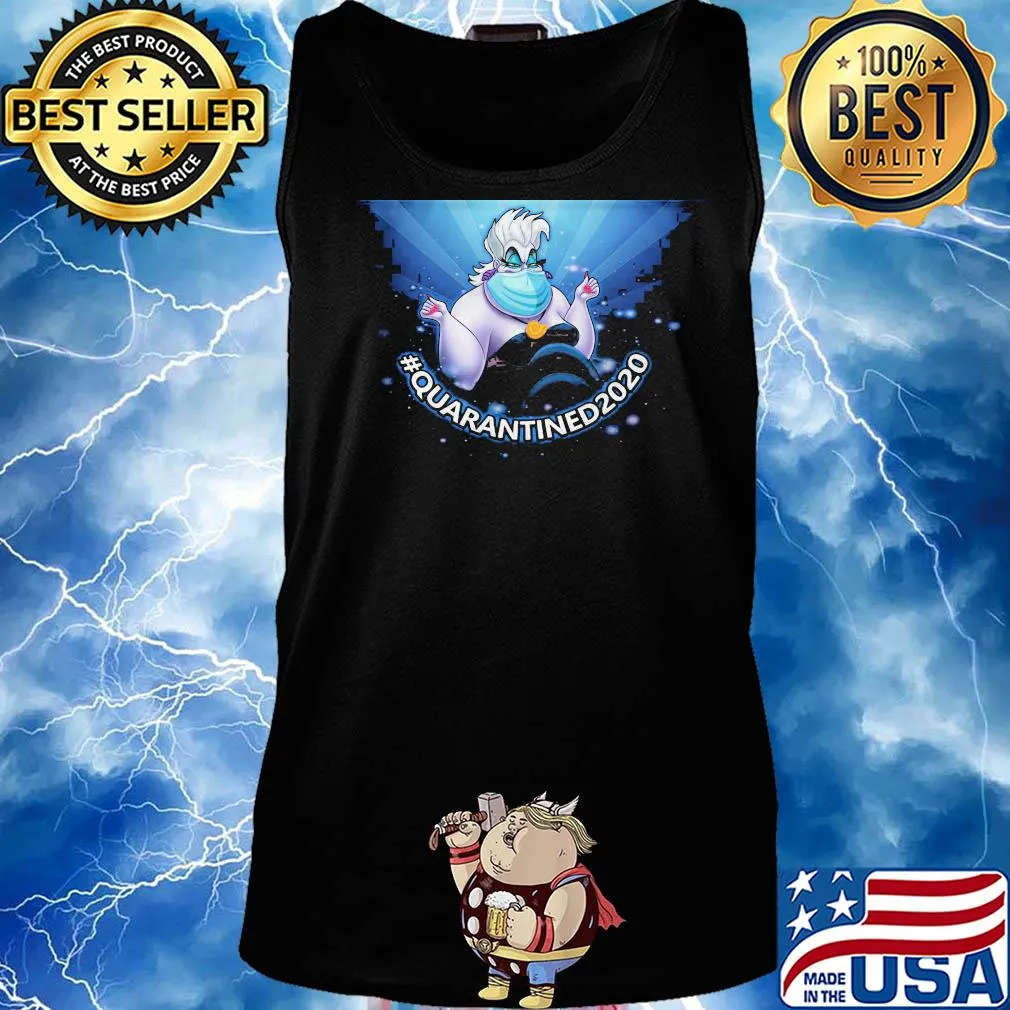 Ursula Disney face mask Quarantined 2020 s Tank top