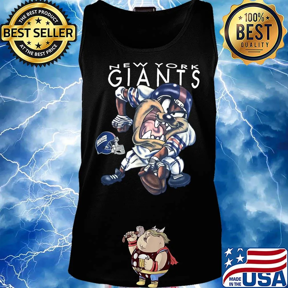 Vintage 1996 NFL New York Giants TAZ Looney Tunes Shirt Tank top