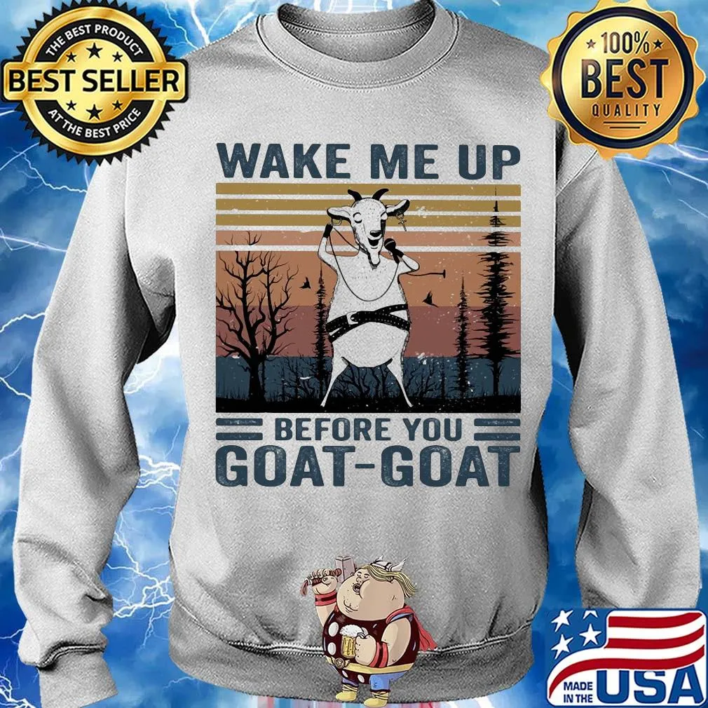 Wake me up before you goat goat vintage s Sweater