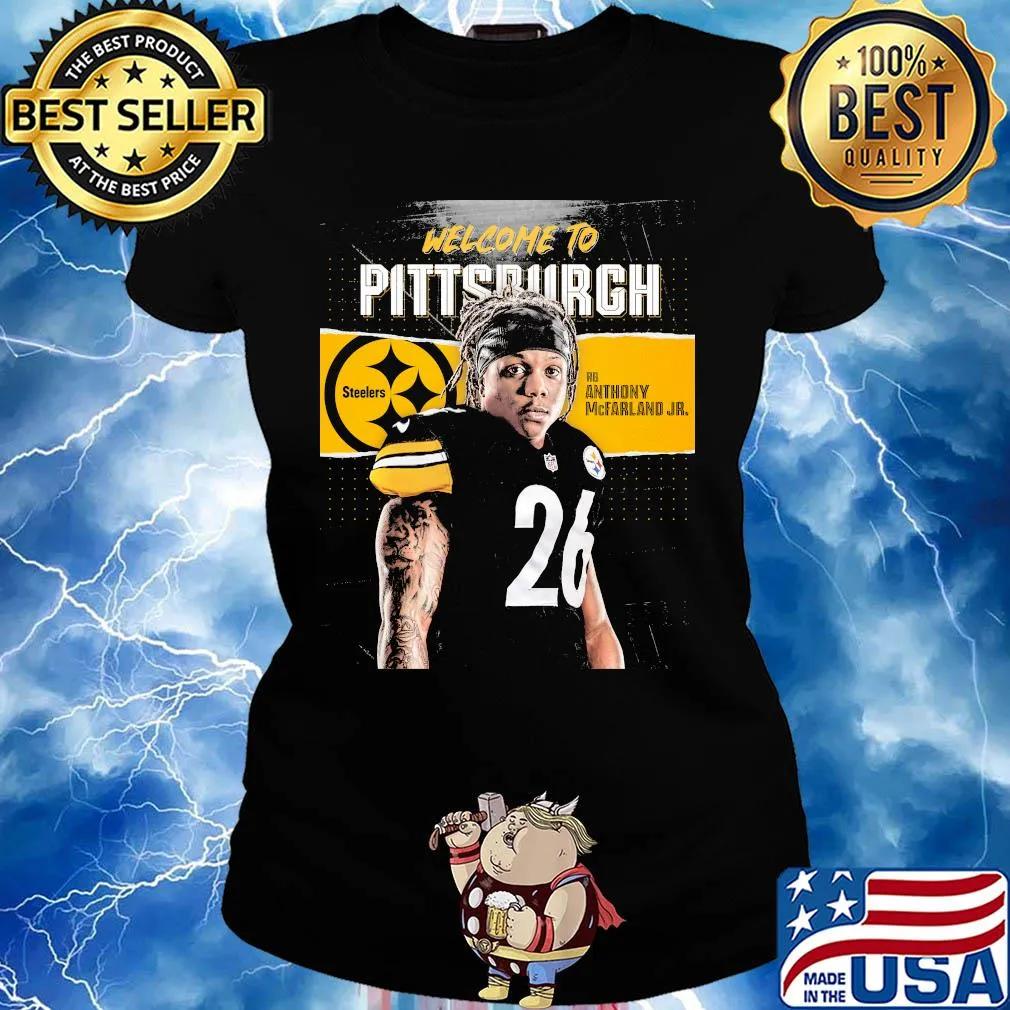 Welcome to pittsburgh steelers football team rb anthony mcfarland jr s Ladies tee
