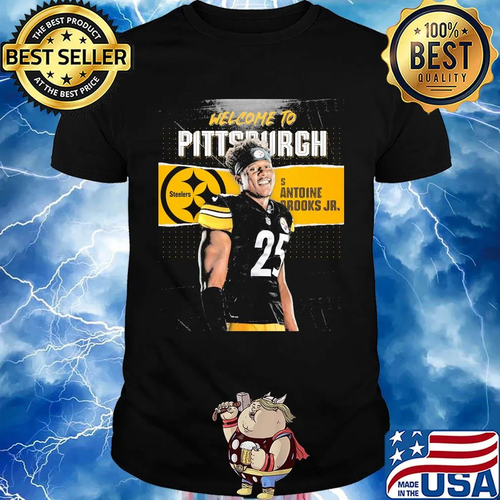 Welcome to pittsburgh steelers football team s antoine brooks jr shirt