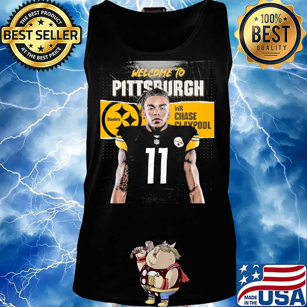 Welcome to pittsburgh steelers football team wr chase claypool s Tank top