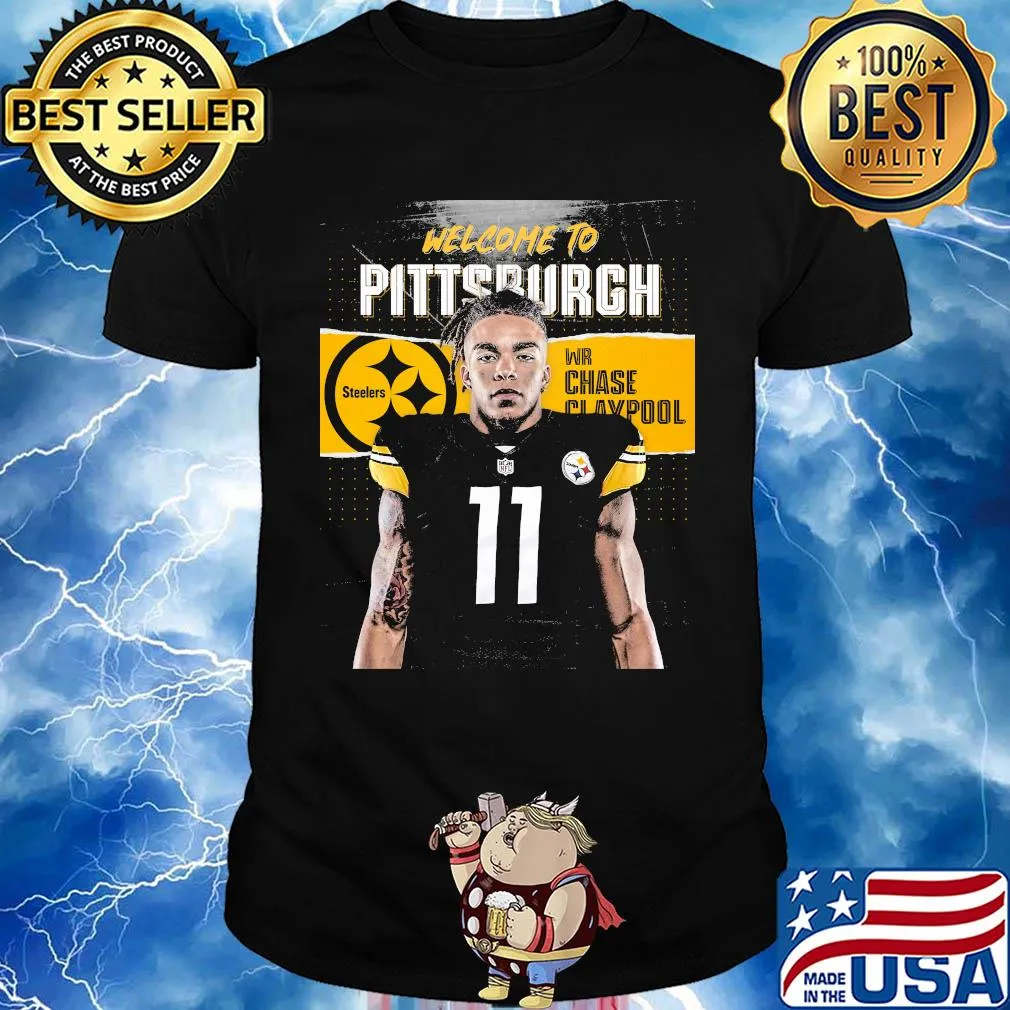 Welcome to pittsburgh steelers football team wr chase claypool shirt
