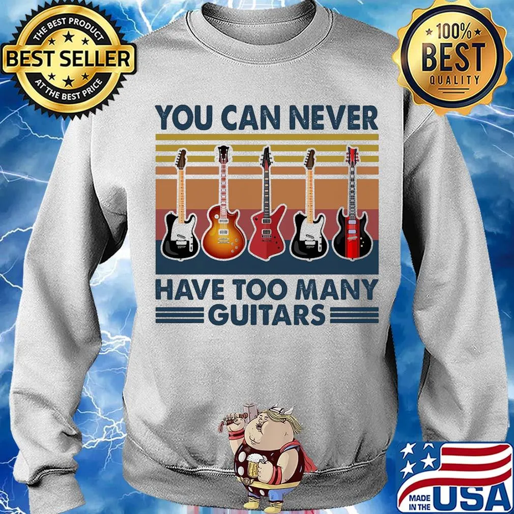 You can never have too many guitars vintage s Sweater