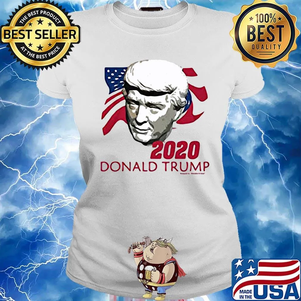 2020 donald trump american flag independence day s Ladies tee