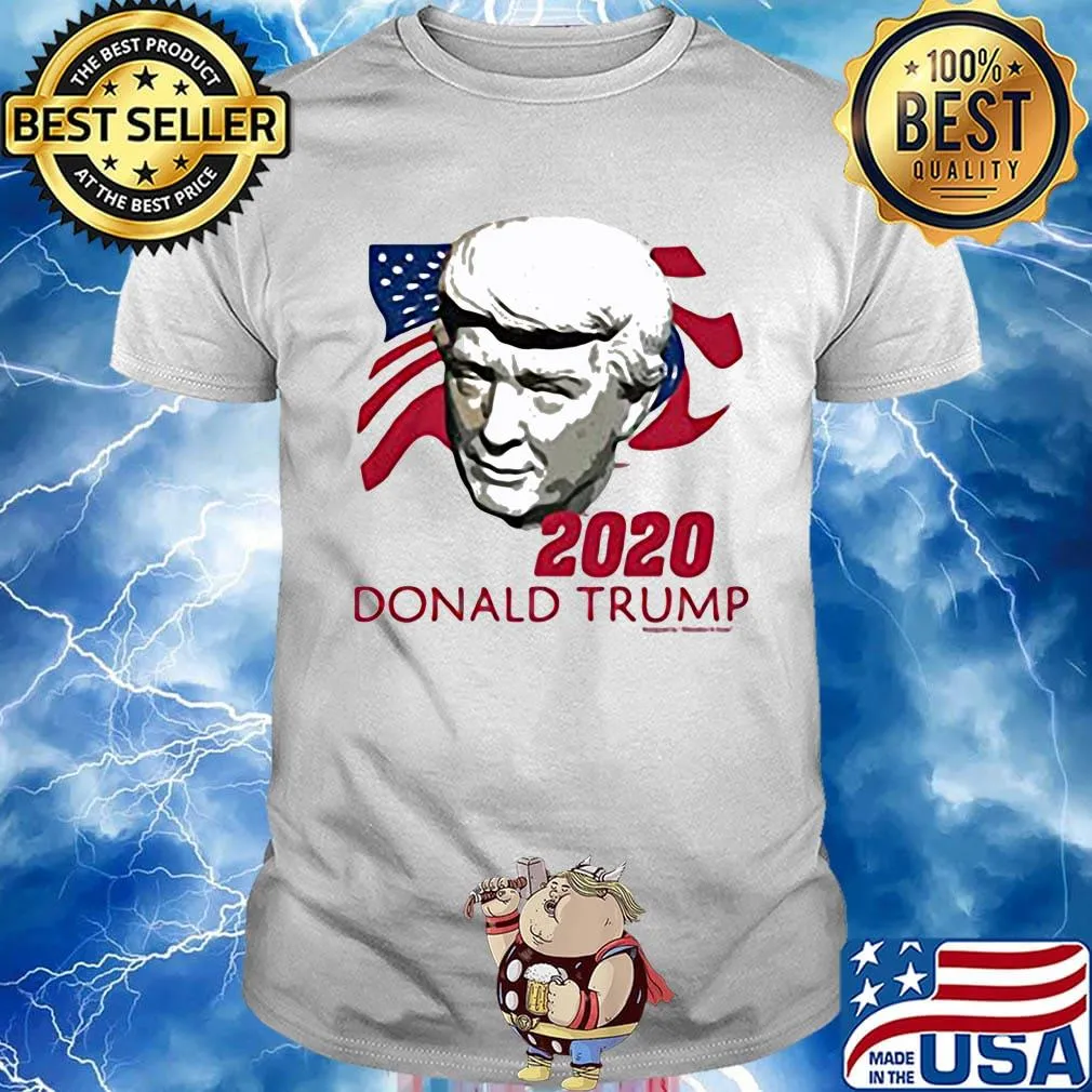 2020 donald trump american flag independence day shirt
