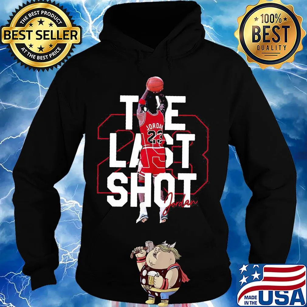 23 michael jordan the last shot basketball signature s Hoodie