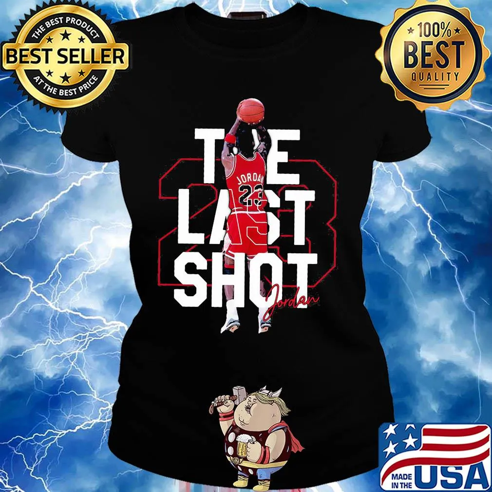 23 michael jordan the last shot basketball signature s Ladies tee