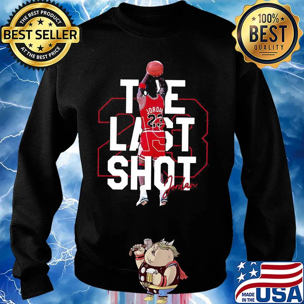 23 michael jordan the last shot basketball signature s Sweater