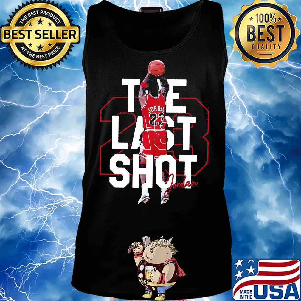 23 michael jordan the last shot basketball signature s Tank top