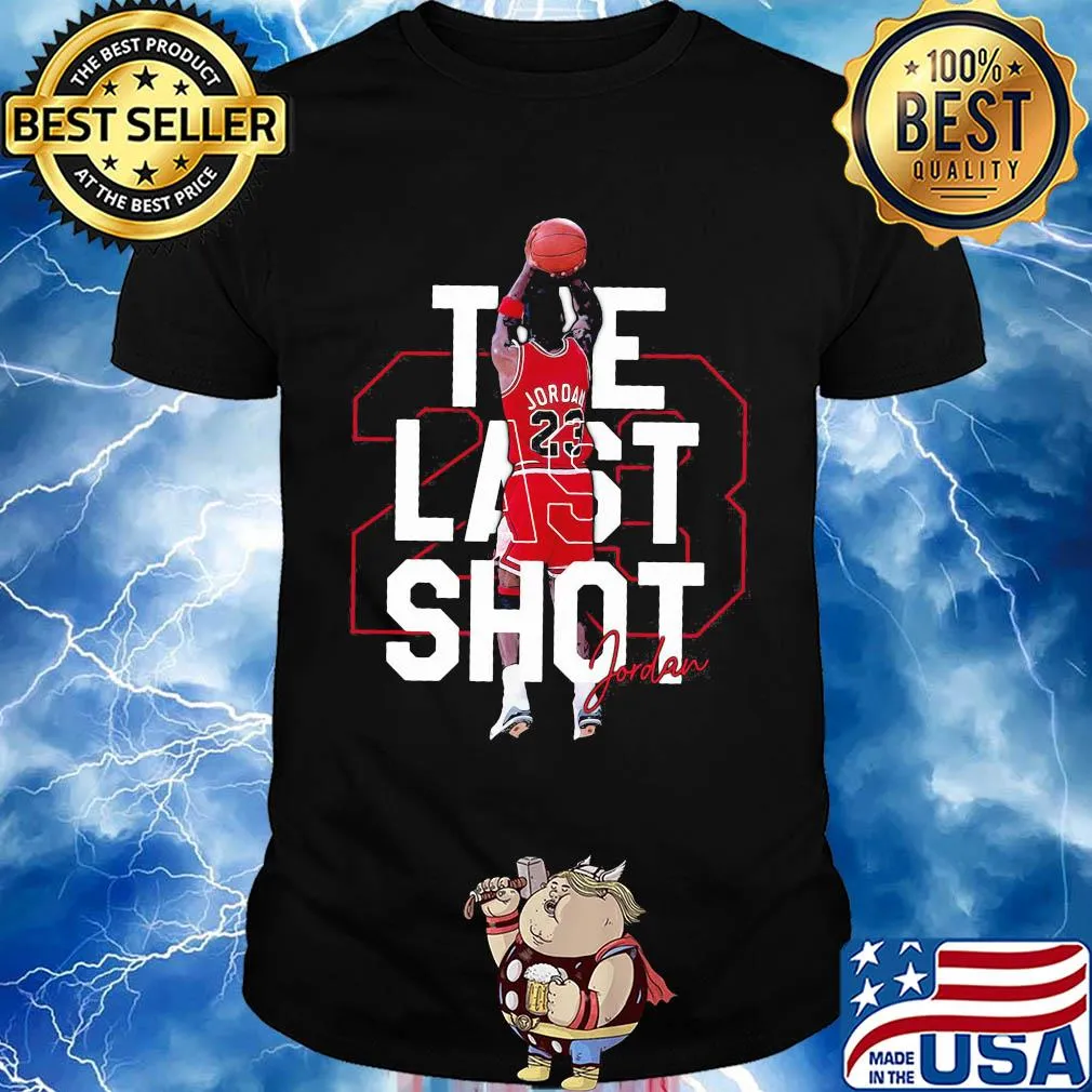 23 michael jordan the last shot basketball signature shirt