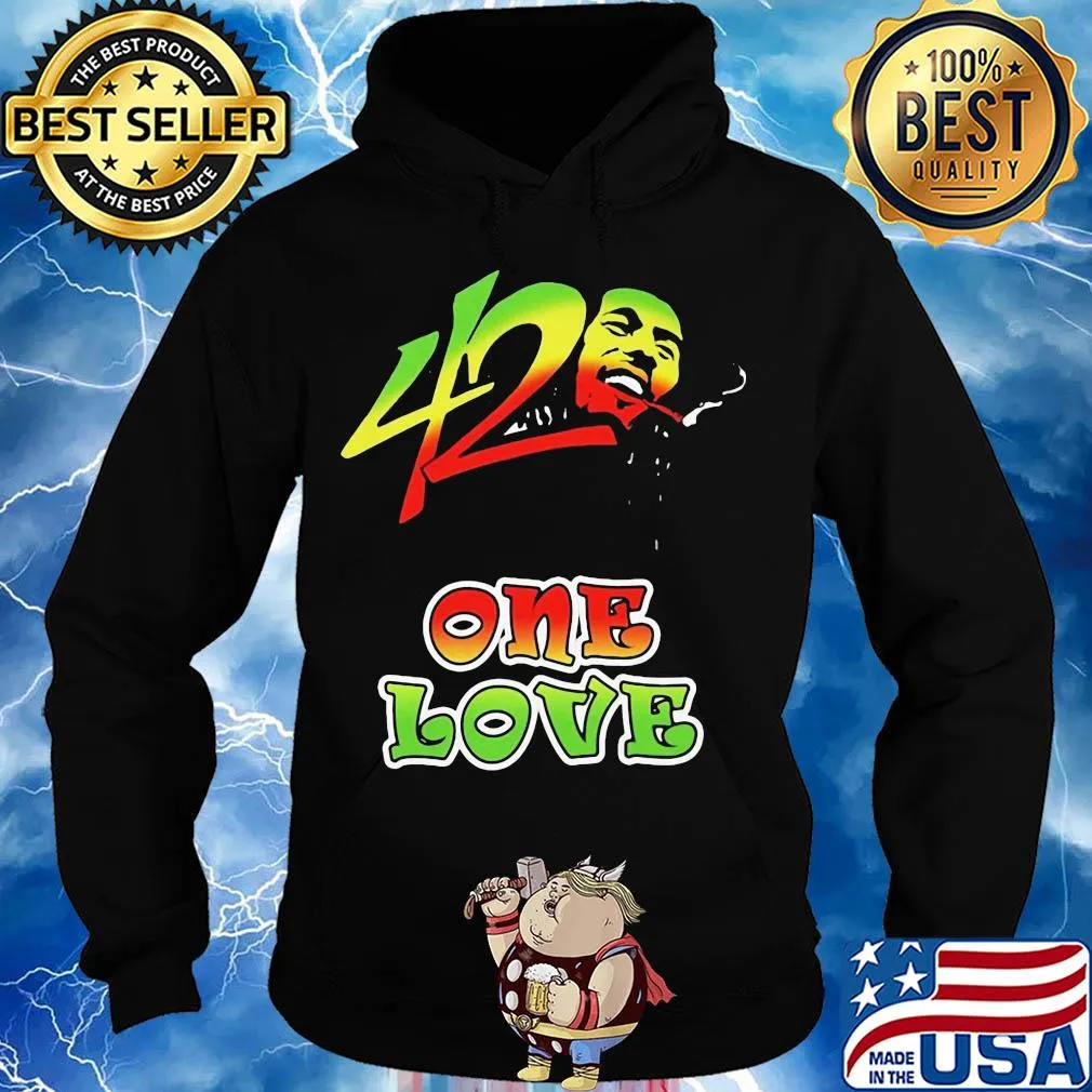 42 one love Bob Marley s Hoodie