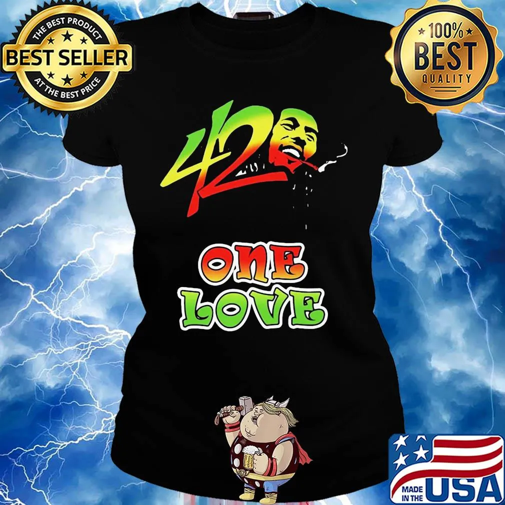 42 one love Bob Marley s Ladies tee