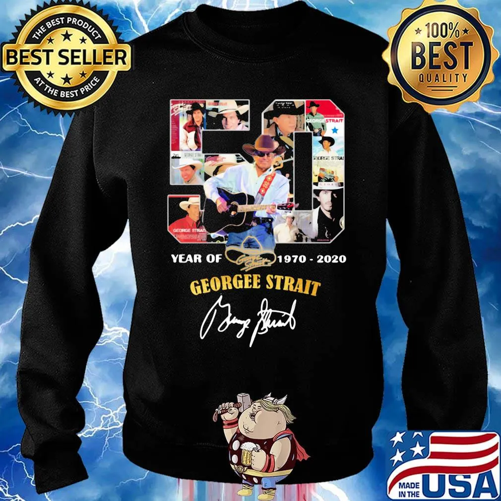 50 year of 1970 2020 george strait signature s Sweater