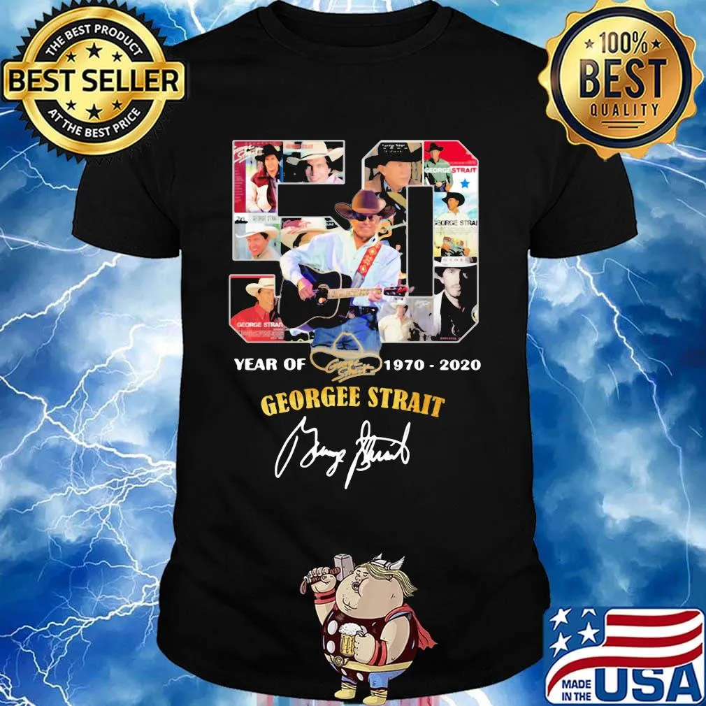 50 year of 1970 2020 george strait signature shirt