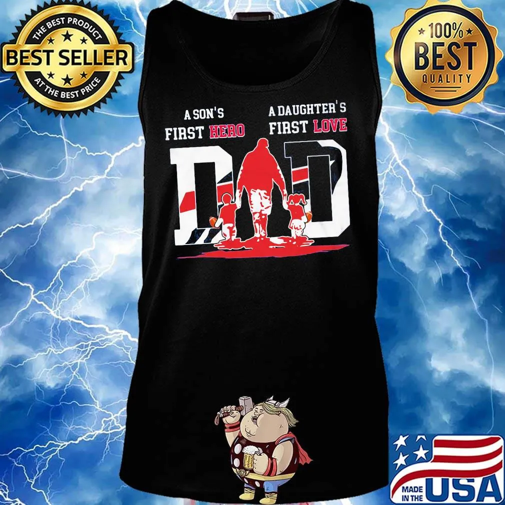 A son's first hero a daughter's first love dad buffalo bills happy father's day s Tank top