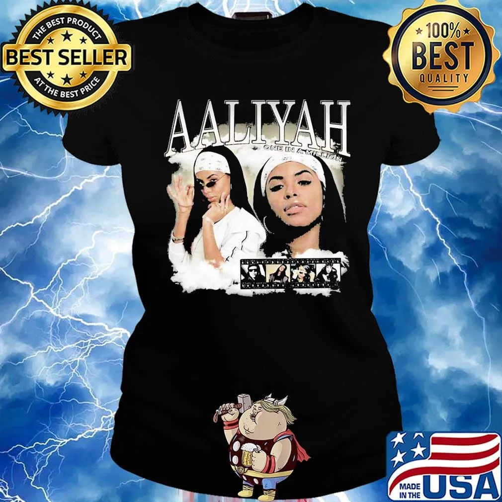 Aaliyah one in a million vintage s Ladies tee