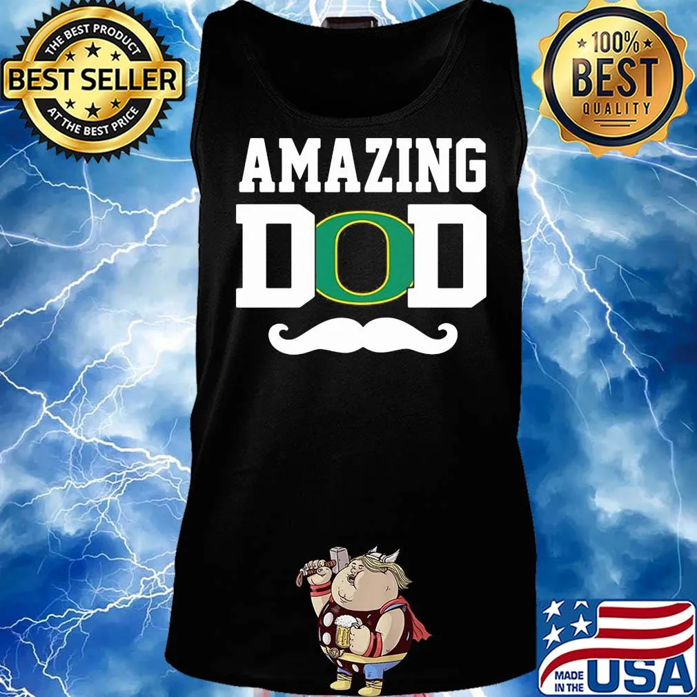 Amazing dad beard oregon ducks happy father's day s Tank top