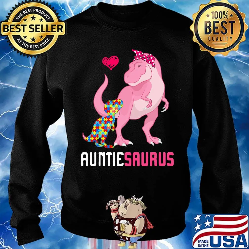 Auntie Sarus Mother And Baby Dinosaur LGBT Shirt Sweater