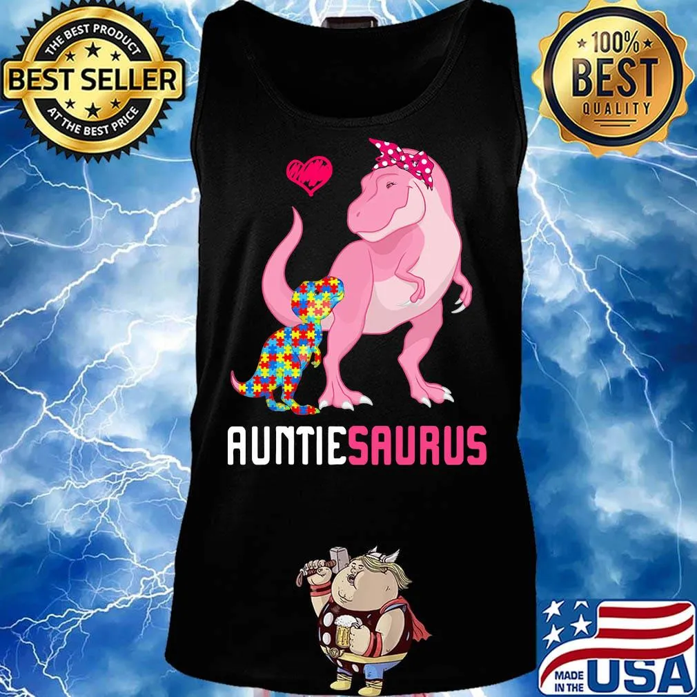 Auntie Sarus Mother And Baby Dinosaur LGBT Shirt Tank top