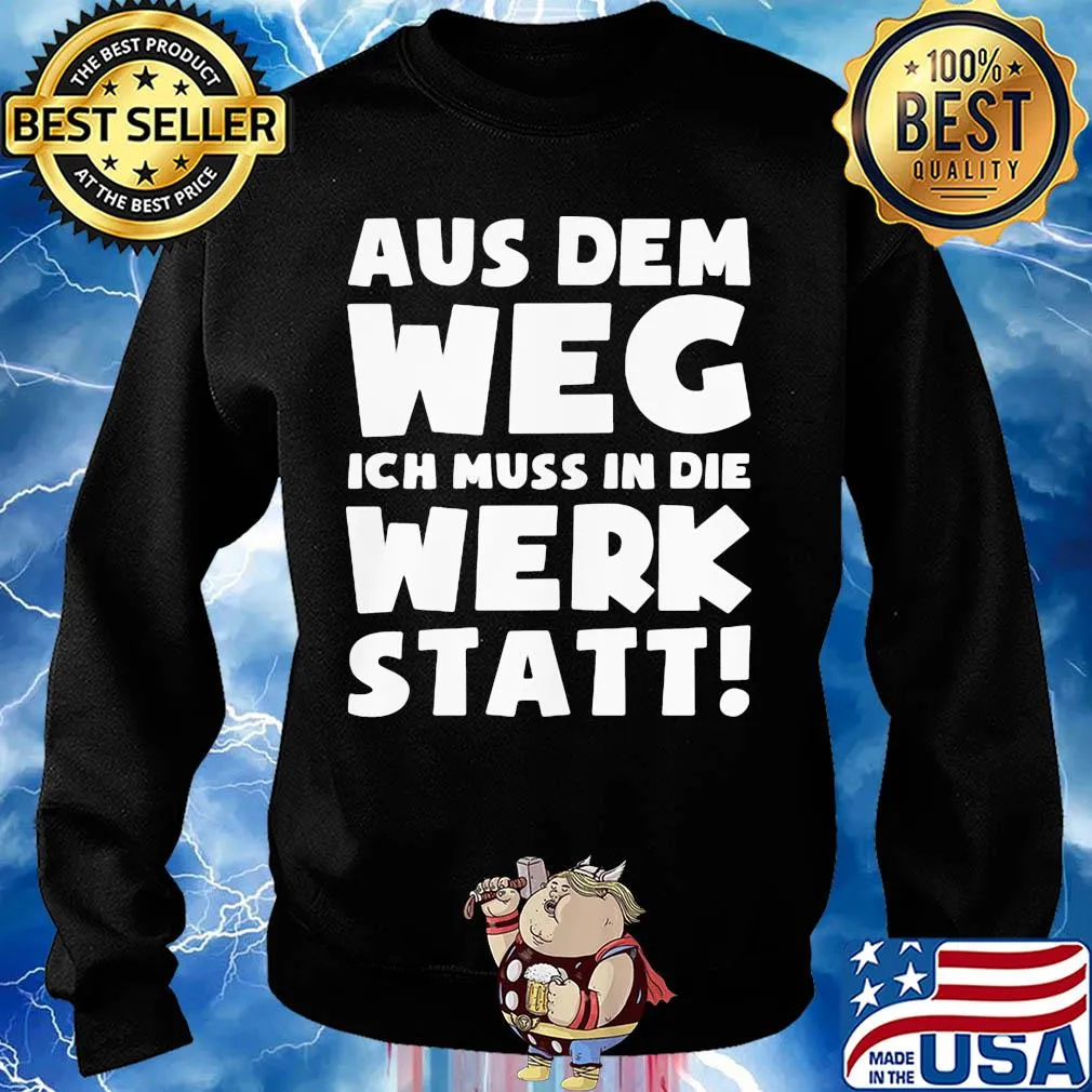 Aus dem weg ich muss in die werk statt s Sweater