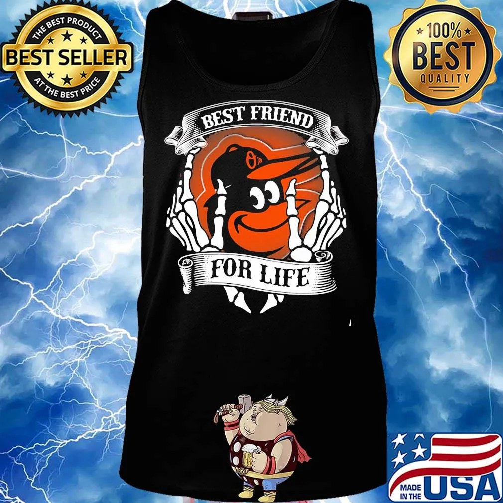 Baltimore orioles best friend for life seketon s Tank top