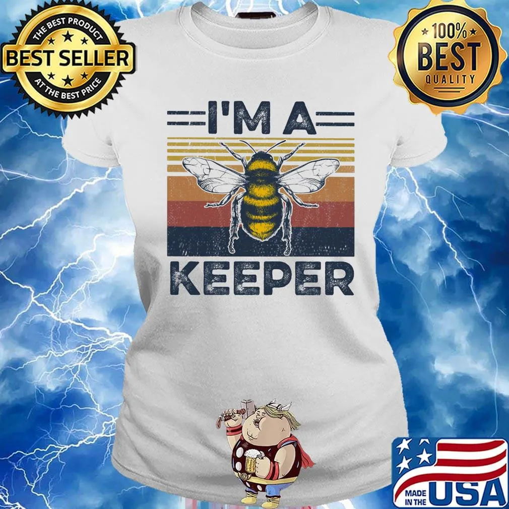 Bee I'm a keeper vintage retro s Ladies tee
