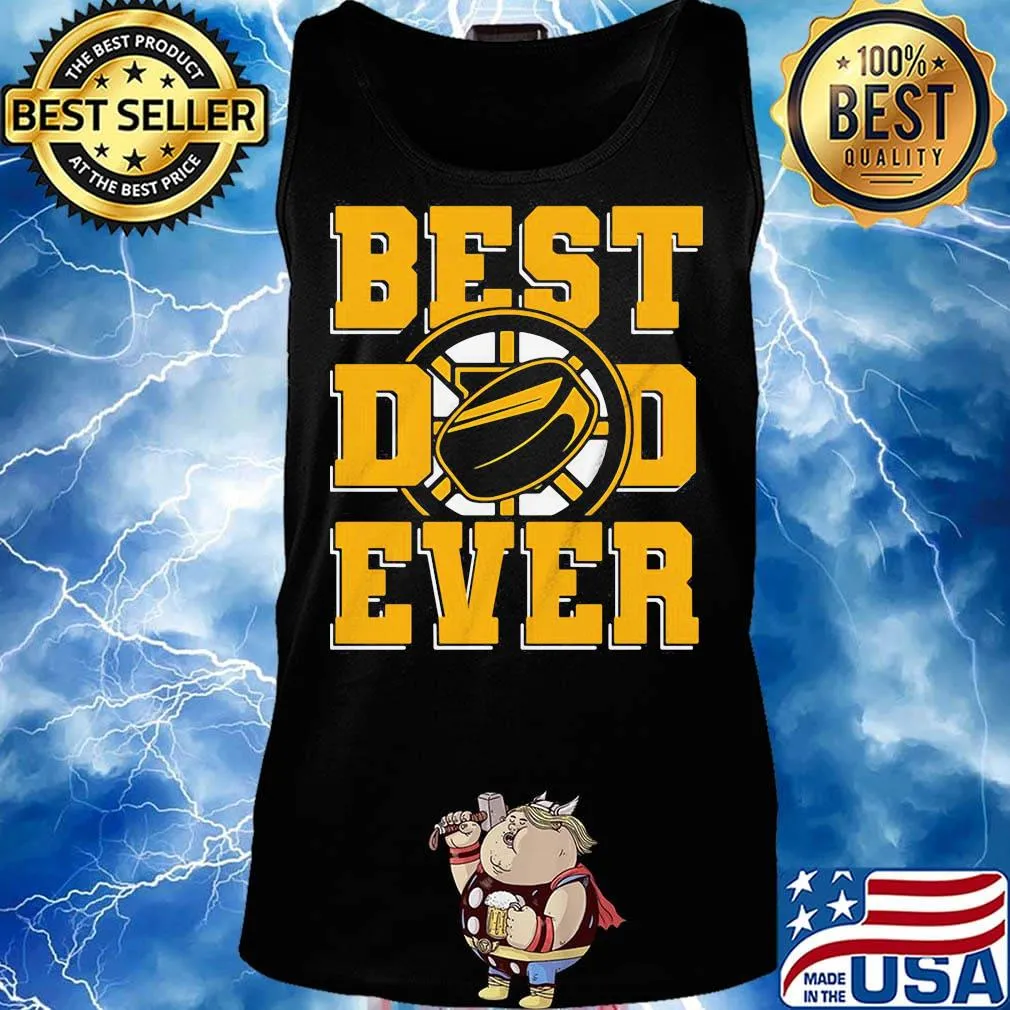 Best dad ever boston ice hockey dad happy father's day s Tank top