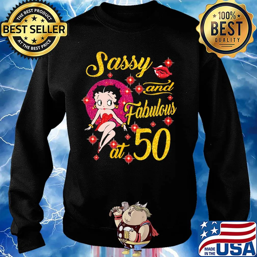 Betty boop sassy and fabulous at 50 diamond s Sweater