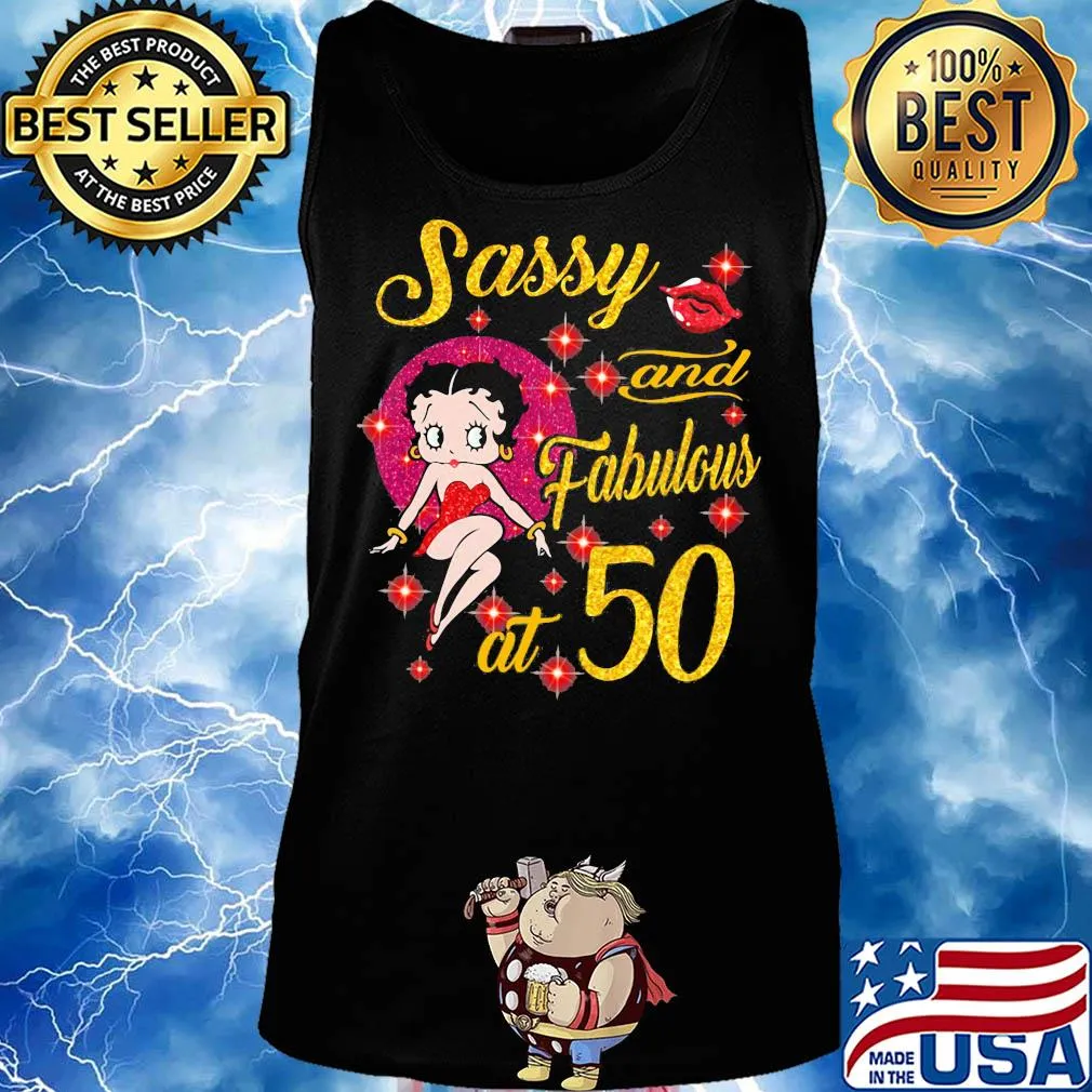 Betty boop sassy and fabulous at 50 diamond s Tank top