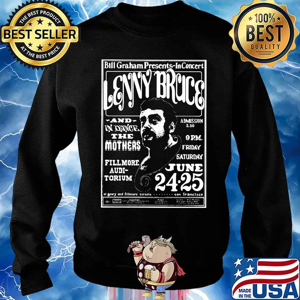 Bill graham presents-in concert lenny bruce and dance the mother fillmore auditorium s Sweater