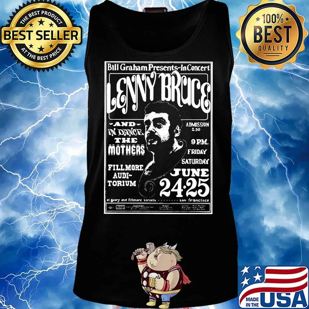 Bill graham presents-in concert lenny bruce and dance the mother fillmore auditorium s Tank top