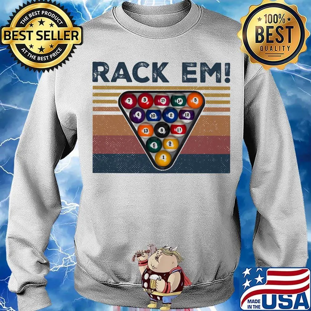 Billiard rack em vintage retro s Sweater