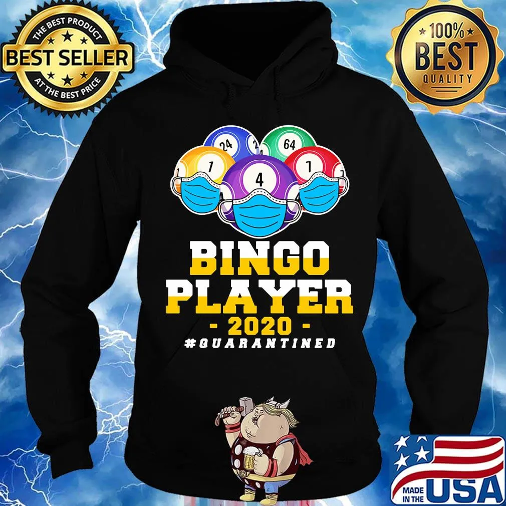 Bingo player 2020 quarantined mask s Hoodie