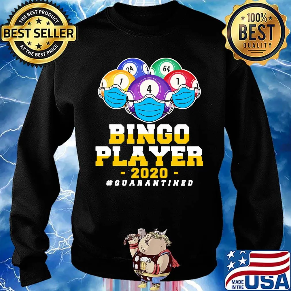 Bingo player 2020 quarantined mask s Sweater