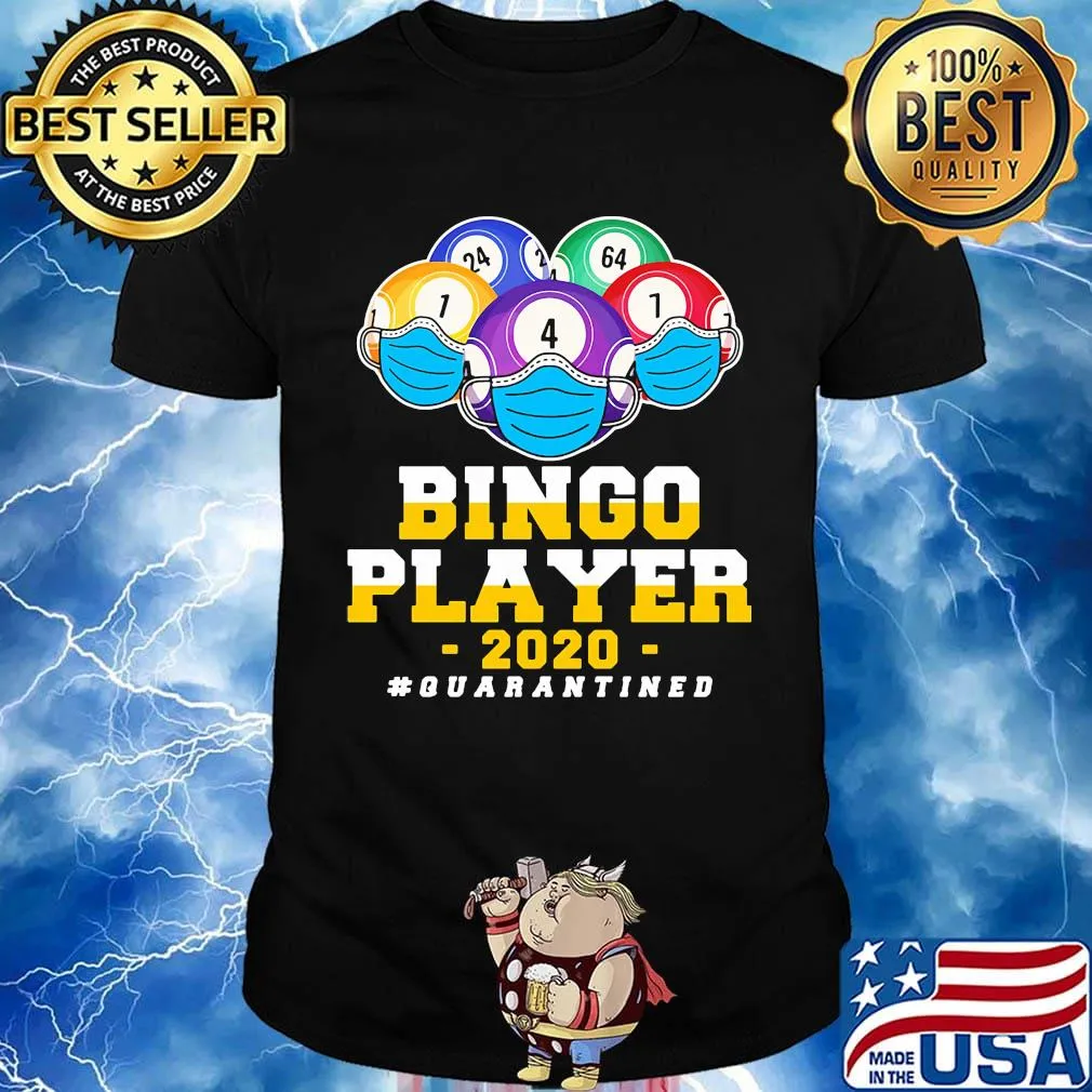 Bingo player 2020 quarantined mask shirt