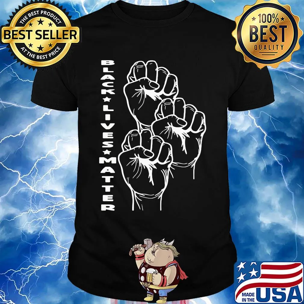 Black lives matter hand shirt