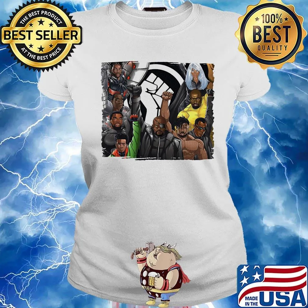 BLack Lives Matter Heroes Shirt Ladies tee
