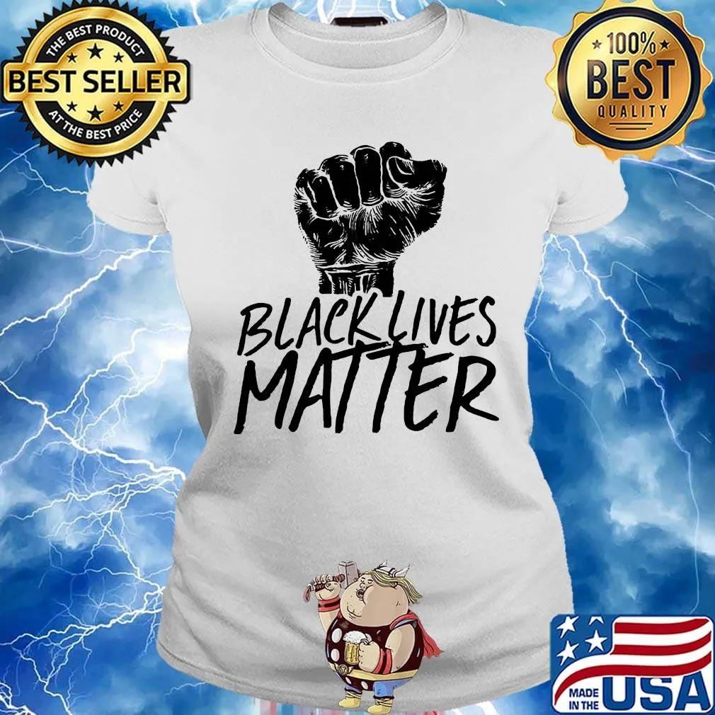 Black lives matter while s Ladies tee