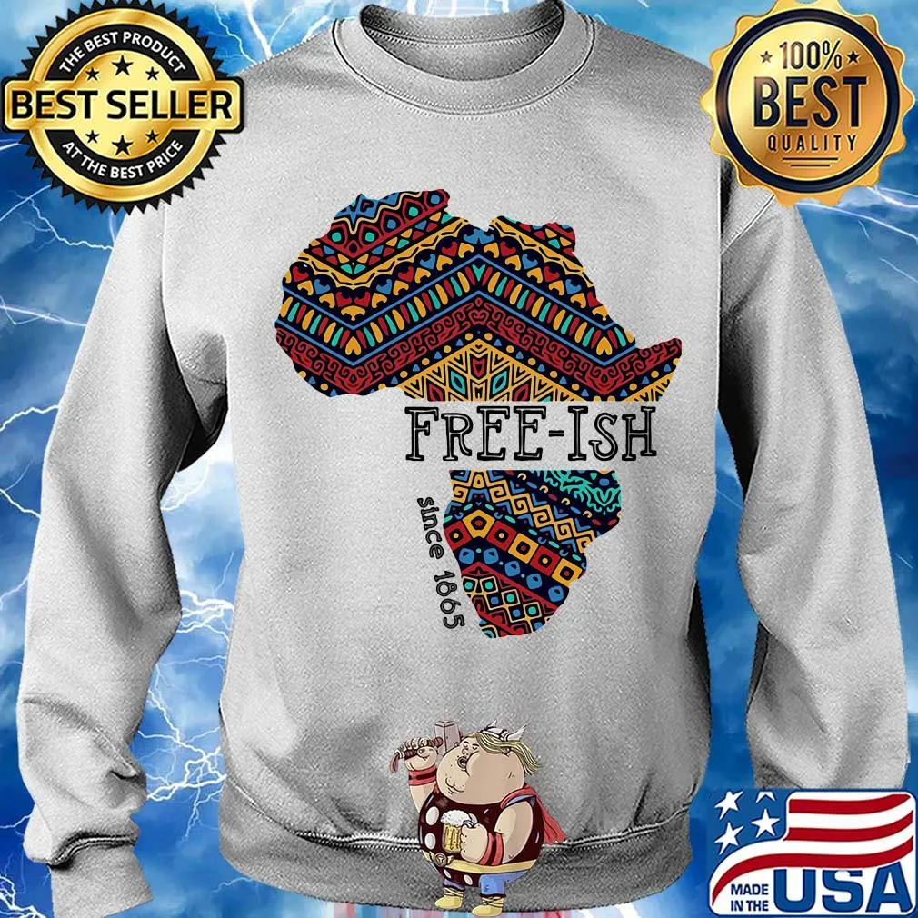 Black map free-ish since 1865 s Sweater